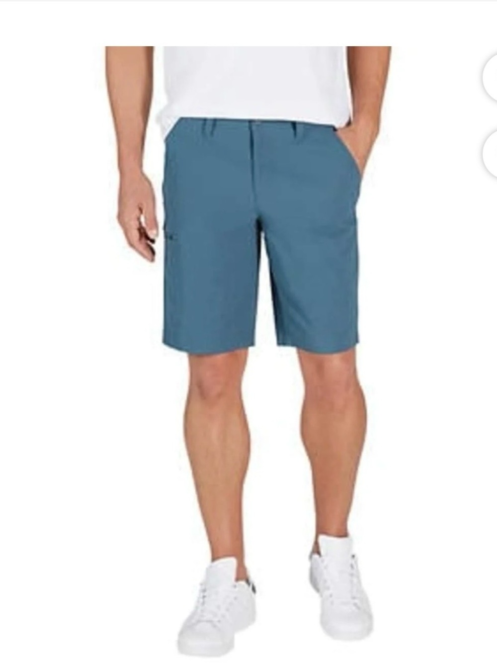 Weatherproof Men's Teal/Blue Athletic Stretch Shorts size 32 BNWT